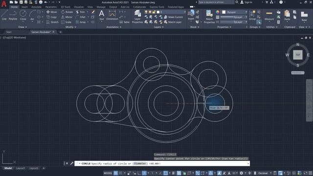 AutoCAD 2D Exercise 12 смотреть онлайн