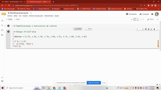 Python if elif else