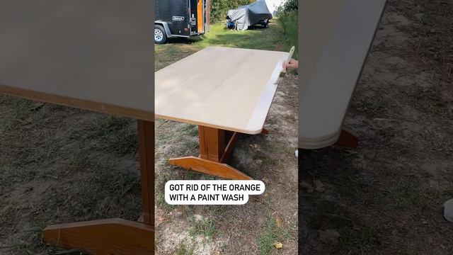 Mid Century Modern Dining Table and Chairs Furniture Flip Makeover