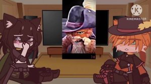 Past puss in boots characters react to the future/kitty and puss in boots + death| ship:kitty x pus