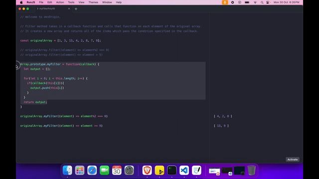 JavaScript Filter Method Polyfill Explained - Interview Question | DevOrigin