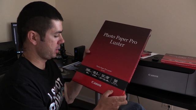Принтер для фотографа Canon Pixma Pro 100 смотреть онлайн