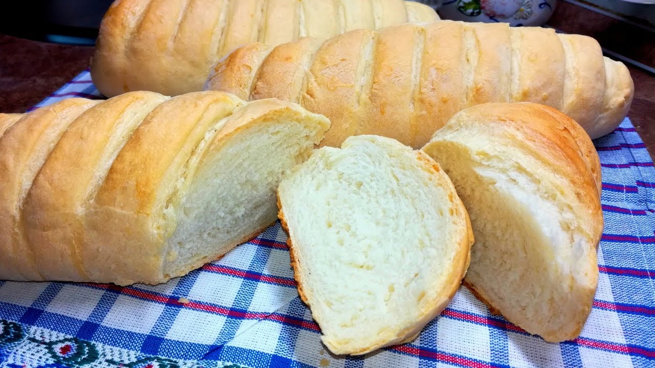 Белый хлеб на сухих дрожжах. Домашний хлеб Дагестанский.