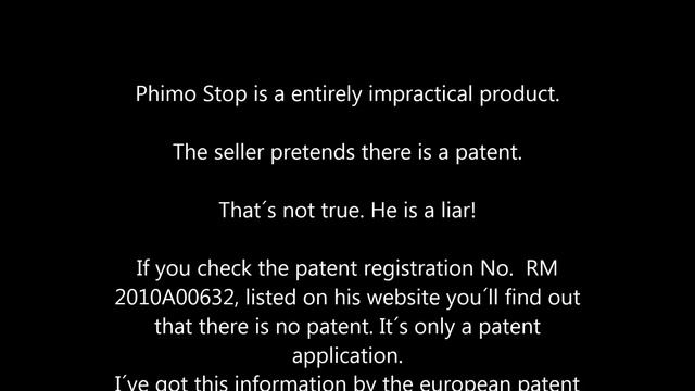 No PhimoStop it is a crap !!! Save your money !!! смотреть онлайн