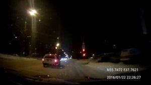 Текстильщики - Басманный - Таганский 22/01/2016 (timelapse 4x)