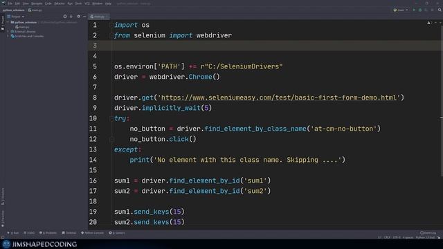 Python Selenium Full Series - Sending Keys & CSS Selector [Web Bots and Testing]