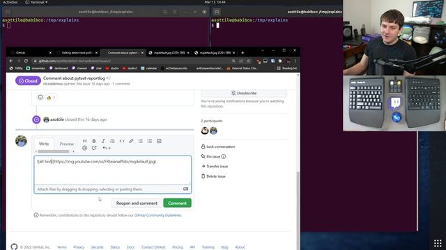 embedding images in github (beginner - intermediate) anthony explains #416 смотреть онлайн