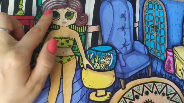 ?Новая куколка и чудесная оранжерея ??бумажный дом? бумажная куколка ? смотреть онлайн