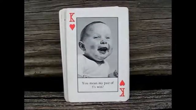 1940's Brown & Bigelow Playing Cards 54 BABY Photos w/Humor Zacherl Coal Co. смотреть онлайн