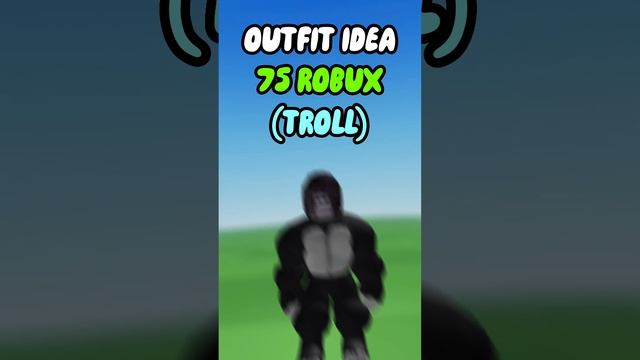 Roblox TROLL Outfit Idea FOR 75 ROBUX