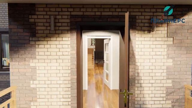 Двухэтажный классический дом с большой верандой и гаражом на 2 автомобиля Планнерс 056-273-2Г смотреть онлайн