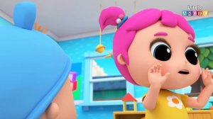 Bath Song | Baby John's Bath Time | Little Angel Nursery Rhymes & Kids Songs