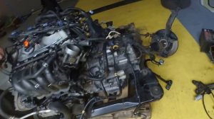 правильная установка двигателя на хонда аккорд 2.4