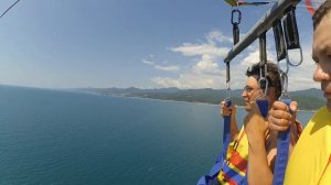 Чёрное море, полет на парашюте с катера!