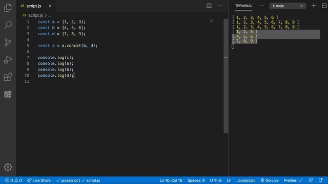 concat Array Method | JavaScript Tutorial