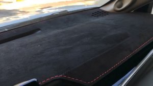 Накидка на панель Toyota Camry 70 из Алькантары