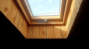 Мансардное окно Velux! Как снять створку - это очень просто!