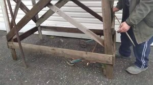 как переместить строительные козлы в одиночку. Шасси для строительных козел