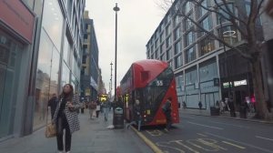 A Central London Walk: Warren Street Station to Piccadilly Circus via Soho | 4K