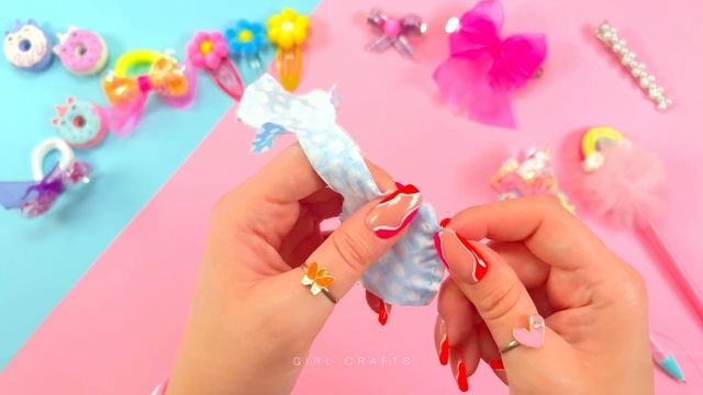 10 DIY - КАК СДЕЛАТЬ МИЛЫЕ ЗАКОЛКИ ДЛЯ ВОЛОС смотреть онлайн