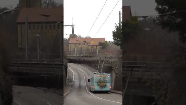 Switzerland , Neuchatel trolleybus 2022