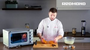 Вкусный пирог с сухофруктами, простой рецепт для мини-печи REDMOND RO-5701