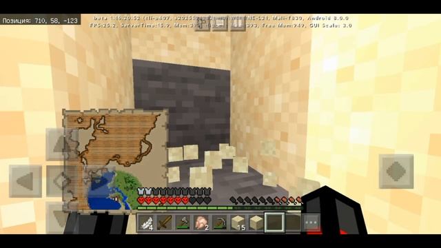 НАШЕЛ КОРАБЛЬ НА СУШЕ. Minecraft PE Hardcore #1 смотреть онлайн