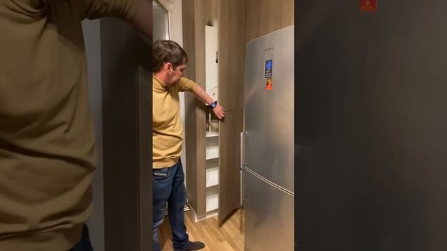 Как спрятать газовый котел на кухне? #мебельназаказ #мебельбелгород #шкафкупе #кухни