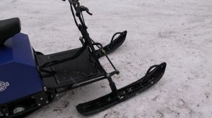 Мотобуксировщик Лидер 2, с лыжным модулем. Двигатель LIFAN 190 FD.