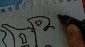 Как рисовать граффити урок 3:основной рисунок