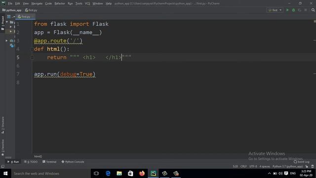 3: Python Flask Tutorial for Beginners II How to use HTML and CSS in flask