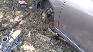 Mitsubishi grandis замена передней балки (подрамника)