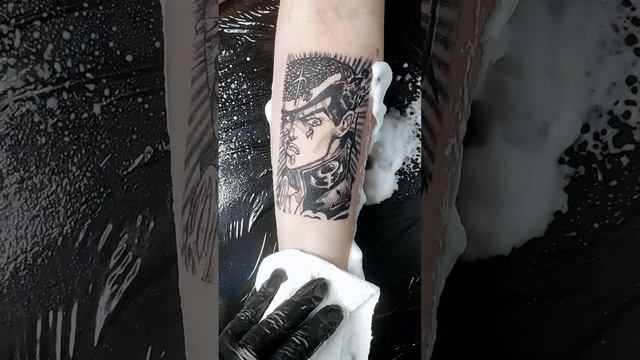 #Jojo #tattoo #anime #animetattoo #josuke #аниме #аниметату #manga