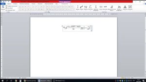 MS Word пишем формулы.