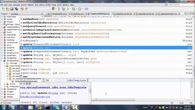 Java Spring Framework with JDBC in Nepali Language