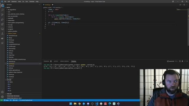 5.4 - Learn Python: Nested Comprehension смотреть онлайн