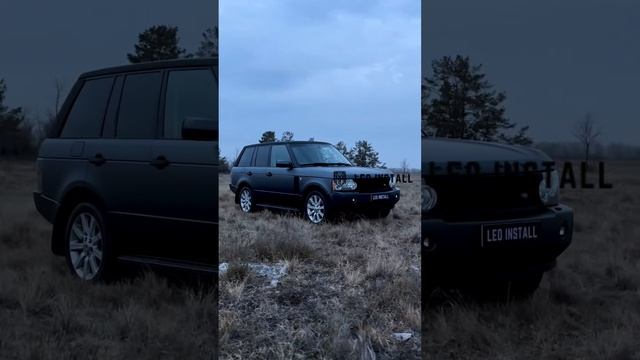 Оклейка автовинилом RANGE ROVER всего кузова матовой серой пленкой #range #авто #shorts #словопацана