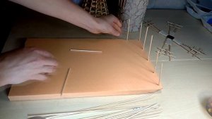 Осенняя поделка мельница из природного материала