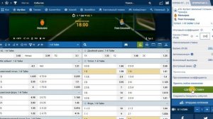 Тотал 1.5 меньше в первом тайме.