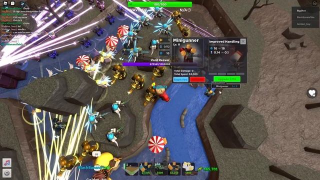 Beating Void Reaver in TDS roblox! смотреть онлайн