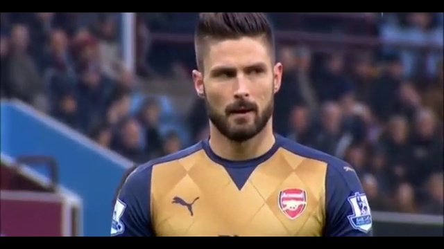 Астон Вилла - Арсенал, Жиру, Гол, 0-1