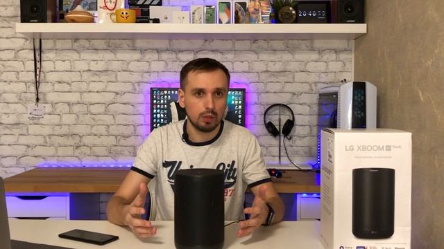 Умная колонка LG XBOOM с Алисой внутри by Meridian Audio смотреть онлайн