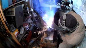 Сварка чугунных тисков (ремонт тисков)