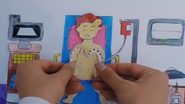 ?Paperdiy? if a man gives birth to many babies ?pregnancy process 종이놀이