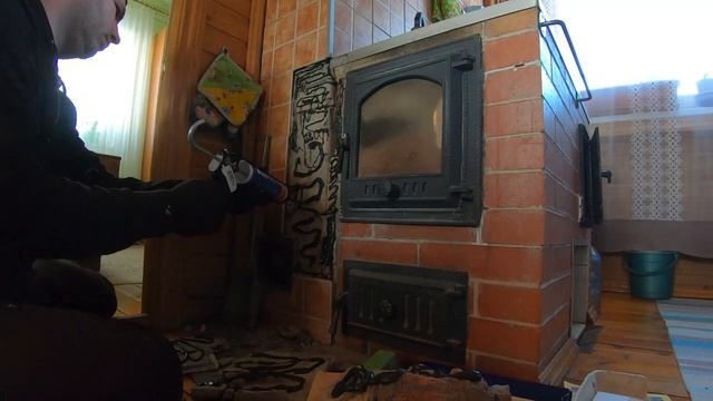 Чем приклеить плитку / Термостойкий герметик для печей #ДомОгород