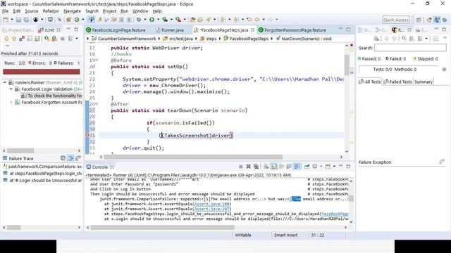 Create Framework from Scratch using BDD, Cucumber, Selenium and Java - Part II