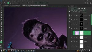 "Zombie" Photo Manipulation Speed Art | Photoshop Tutorial