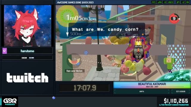 Beautiful Katamari by Harutomo in 27:16 - Awesome Games Done Quick 2023 смотреть онлайн