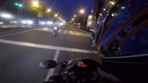 ночные покатушки на мотоциклах г.Владивосток