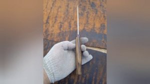 Долгожданная сталь Qpm-53 в толщине 3,2 мм ( осторожно - звук!)